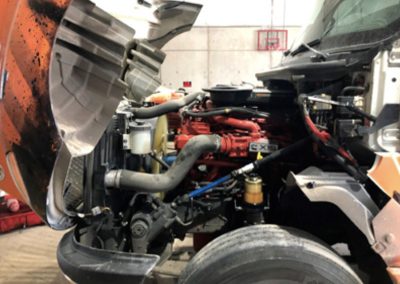 this image shows mobile truck engine repair in San Angelo, TX